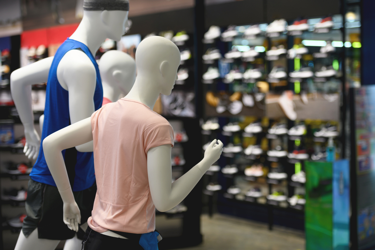 Mannequin At Sports Store
